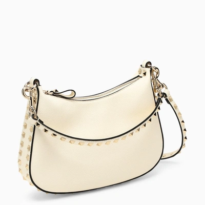 Shop Valentino Garavani Ivory Leather Handbag Women In White