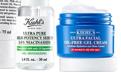 Shop Kiehl's Since 1851 Pure Serum Oil Control Set Usd $73 Value