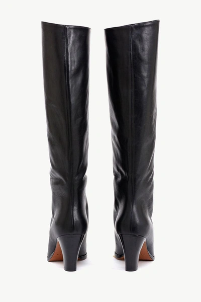 Shop Giuliva Heritage 70 Leather Knee Boots Shoes In Black