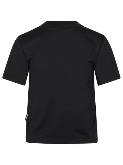 Shop Palm Angels 'monogram' Black Cotton T-shirt