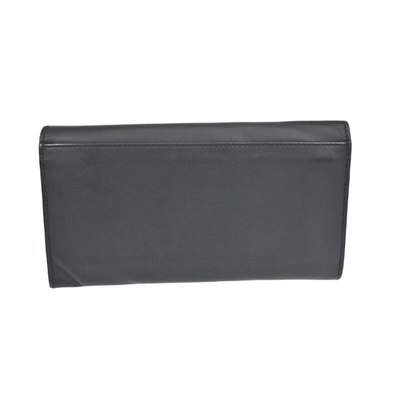 Shop Fendi Bag Bugs Black Leather Wallet  ()