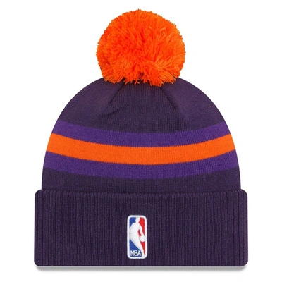 Shop New Era Purple Phoenix Suns 2023/24 City Edition Cuffed Pom Knit Hat