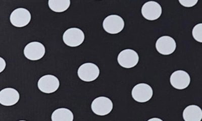 Afrm Shailene Mesh Long Sleeve Midi Dress In Diagonal Dot