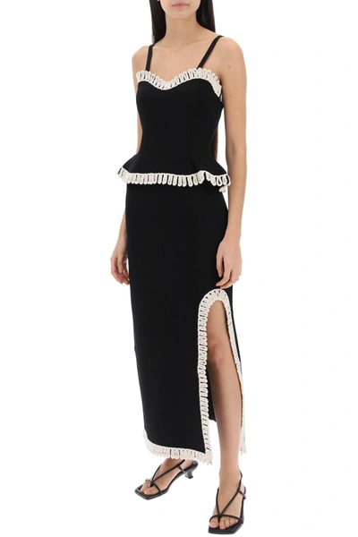 Shop By Malene Birger Gabie Maxi Skirt With Crochet Trims