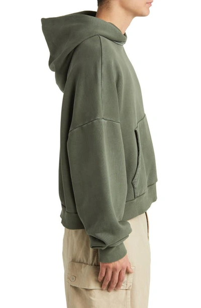 Shop Elwood Rectangle Hoodie In Forest