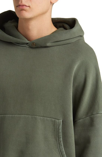 Shop Elwood Rectangle Hoodie In Forest