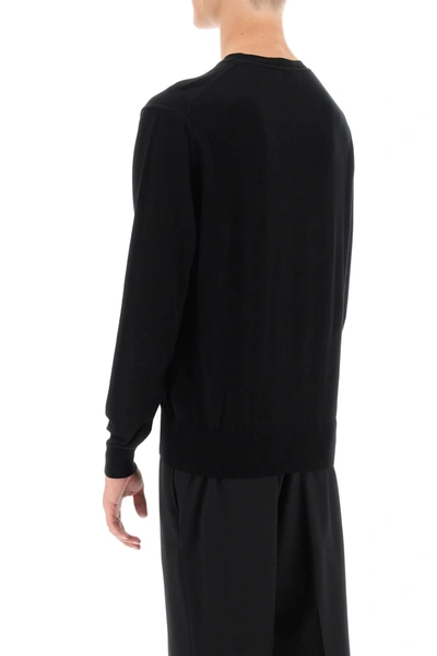 Shop Vivienne Westwood Organic Cotton And Cashmere Sweater Men In Black