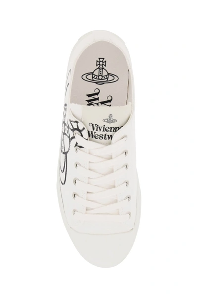 Shop Vivienne Westwood Plimsoll Low Top 2.0 Sneakers Women In White