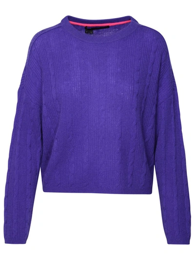 Shop 360cashmere 360 Cashmere 'amelie' Purple Cashmere Sweater In Violet