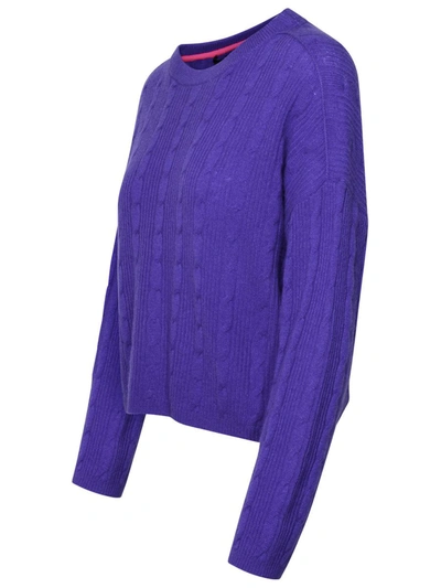 Shop 360cashmere 360 Cashmere 'amelie' Purple Cashmere Sweater In Violet