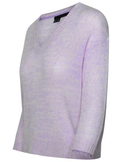 Shop 360cashmere 360 Cashmere 'aimee' Lilac Cashmere Sweater In Lilla