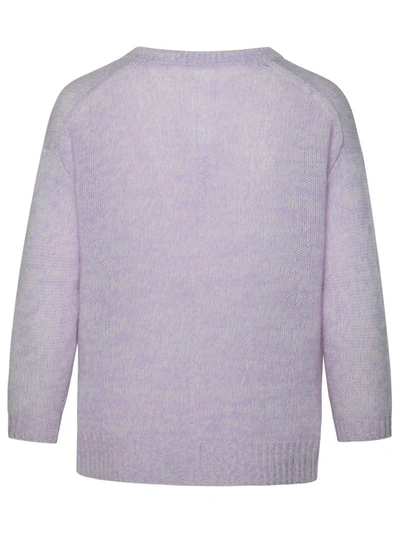 Shop 360cashmere 360 Cashmere 'aimee' Lilac Cashmere Sweater In Lilla
