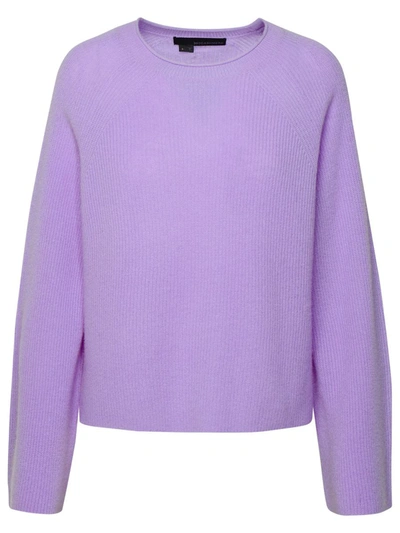 Shop 360cashmere 360 Cashmere 'sophie' Lilac Cashmere Sweater In Lilla