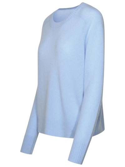 Shop 360cashmere 360 Cashmere 'taylor' Light Blue Cashmere Sweater