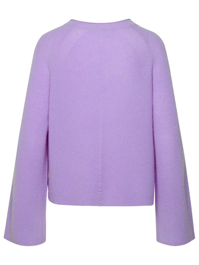 Shop 360cashmere 360 Cashmere 'sophie' Lilac Cashmere Sweater In Lilla