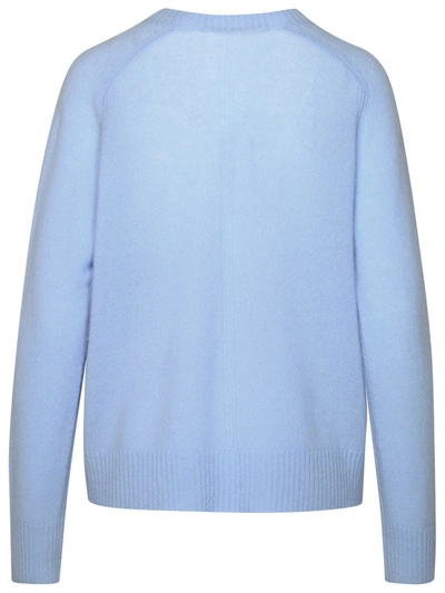 Shop 360cashmere 360 Cashmere 'taylor' Light Blue Cashmere Sweater