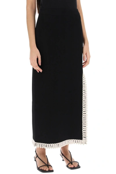 Shop By Malene Birger Gabie Maxi Skirt With Crochet Trims