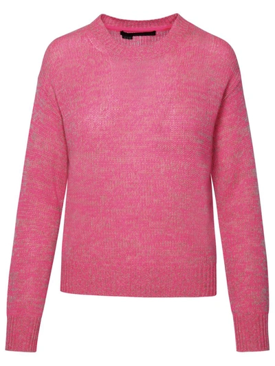 Shop 360cashmere 360 Cashmere 'michelle' Cashmere Fuchsia Sweater In Pink