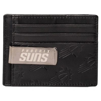 Shop Lusso Black Phoenix Suns Sanford Front Pocket Wallet With Money Clip