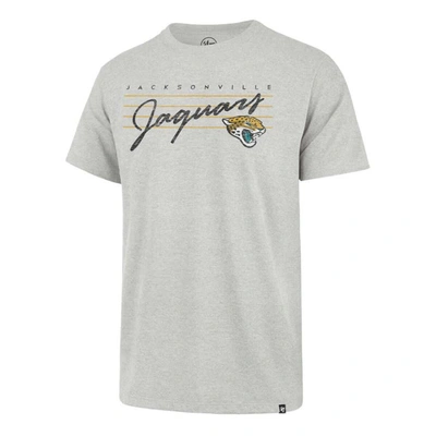 Shop 47 ' Gray Jacksonville Jaguars Downburst Franklin T-shirt