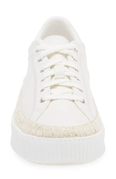 Shop Chloé Telma Low Top Platform Sneaker In White