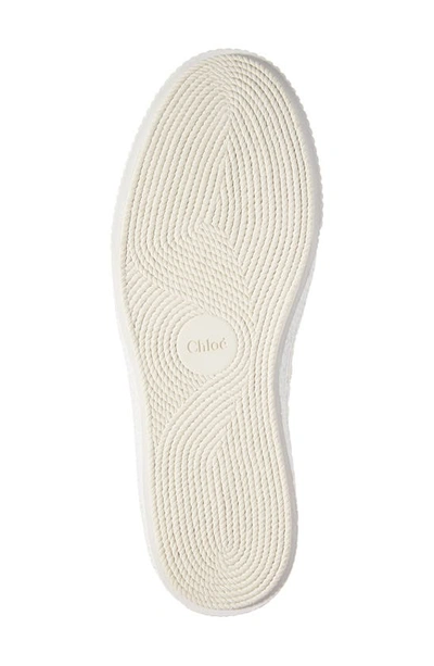 Shop Chloé Telma Low Top Platform Sneaker In White