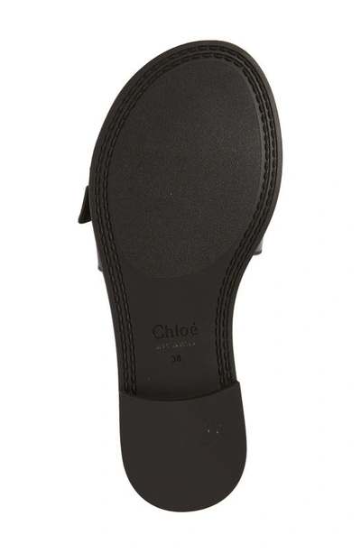 Shop Chloé Marcie Slide Sandal In Black