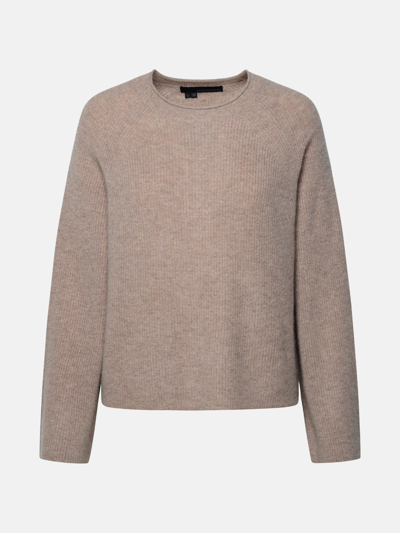 Shop 360cashmere 'sophie' Beige Cashmere Sweater