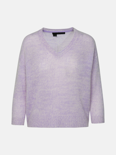 Shop 360cashmere 'aimee' Lilac Cashmere Sweater In Liliac
