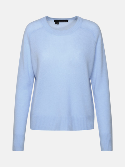 Shop 360cashmere 'taylor' Light Blue Cashmere Sweater