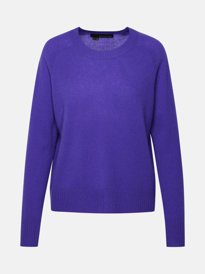 Shop 360cashmere 'taylor' Purple Cashmere Sweater In Violet