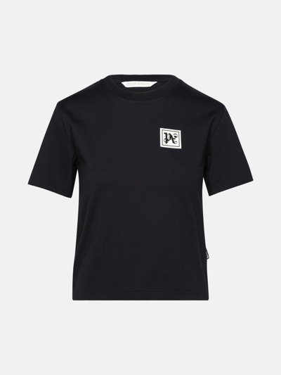 Shop Palm Angels 'pa Ski Club' Black Cotton T-shirt