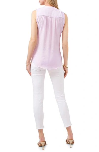 Shop Vince Camuto Rumpled Satin Blouse In Corsage Pink