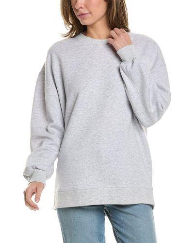 Shop Aiden Oversized Pullover In Grey