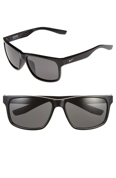 Shop Nike 'cruiser' 59mm Sunglasses In Black