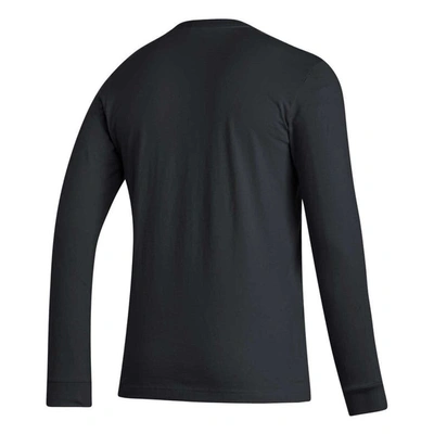 Shop Adidas Originals Adidas  Black Washington Huskies Locker Logo Fresh Long Sleeve T-shirt