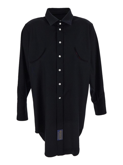 Shop Maison Margiela Loose Shirt In Black