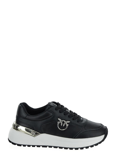 Shop Pinko Gem Sneakers In Black