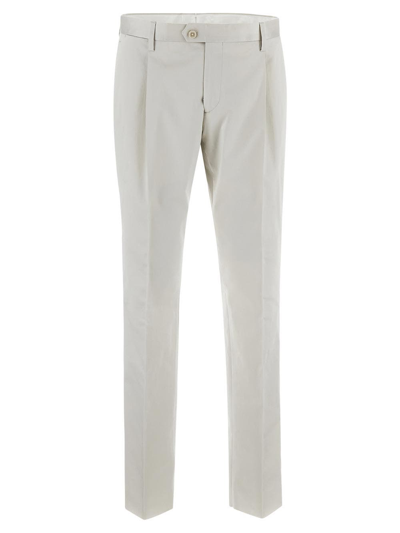 Shop Lardini Classic Suit In White