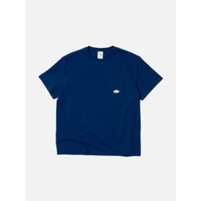 Shop Nudie Jeans Leffe Pocket T-shirt In Blue