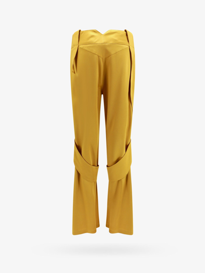 Shop Blumarine Woman Trouser Woman Gold Pants