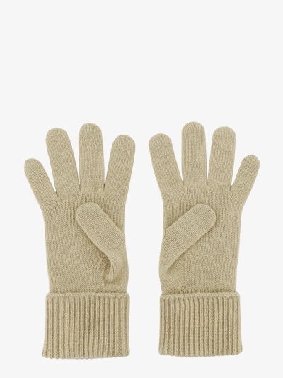 Shop Burberry Man Gloves Man Green Gloves