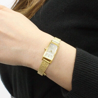 Pre-owned Citizen Key Kii: Eco Drive Eg7042-52a White Gold Solar Women's Watch In Box