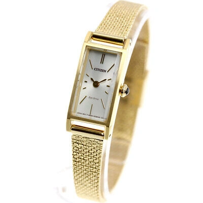 Pre-owned Citizen Key Kii: Eco Drive Eg7042-52a White Gold Solar Women's Watch In Box