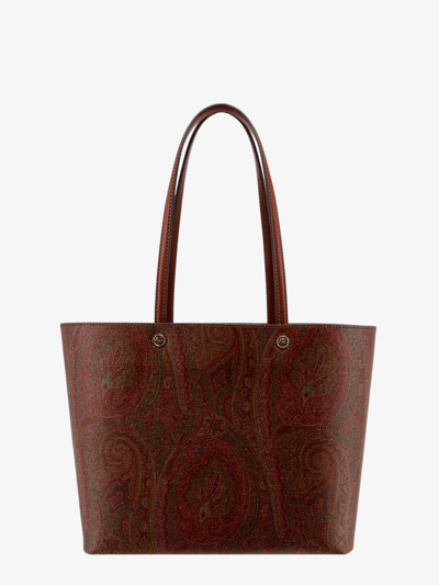 Shop Etro Woman Shoulder Bag Woman Brown Shoulder Bags