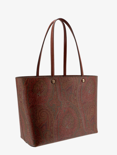 Shop Etro Woman Shoulder Bag Woman Brown Shoulder Bags