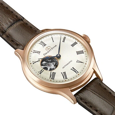 Pre-owned Orient Star Classic Semi Skeleton Rk-nd0003s White Automatic Women Watch Box