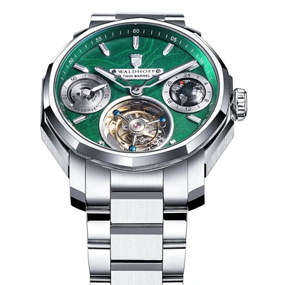 Pre-owned Waldhoff Continental Tourbillon Emerald Watch - Brand