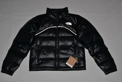 Pre-owned The North Face Authentic  Womens 2000 Retro Nuptse Jacket Shiny Black All Sizes