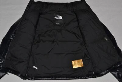 Pre-owned The North Face Authentic  Womens 2000 Retro Nuptse Jacket Shiny Black All Sizes